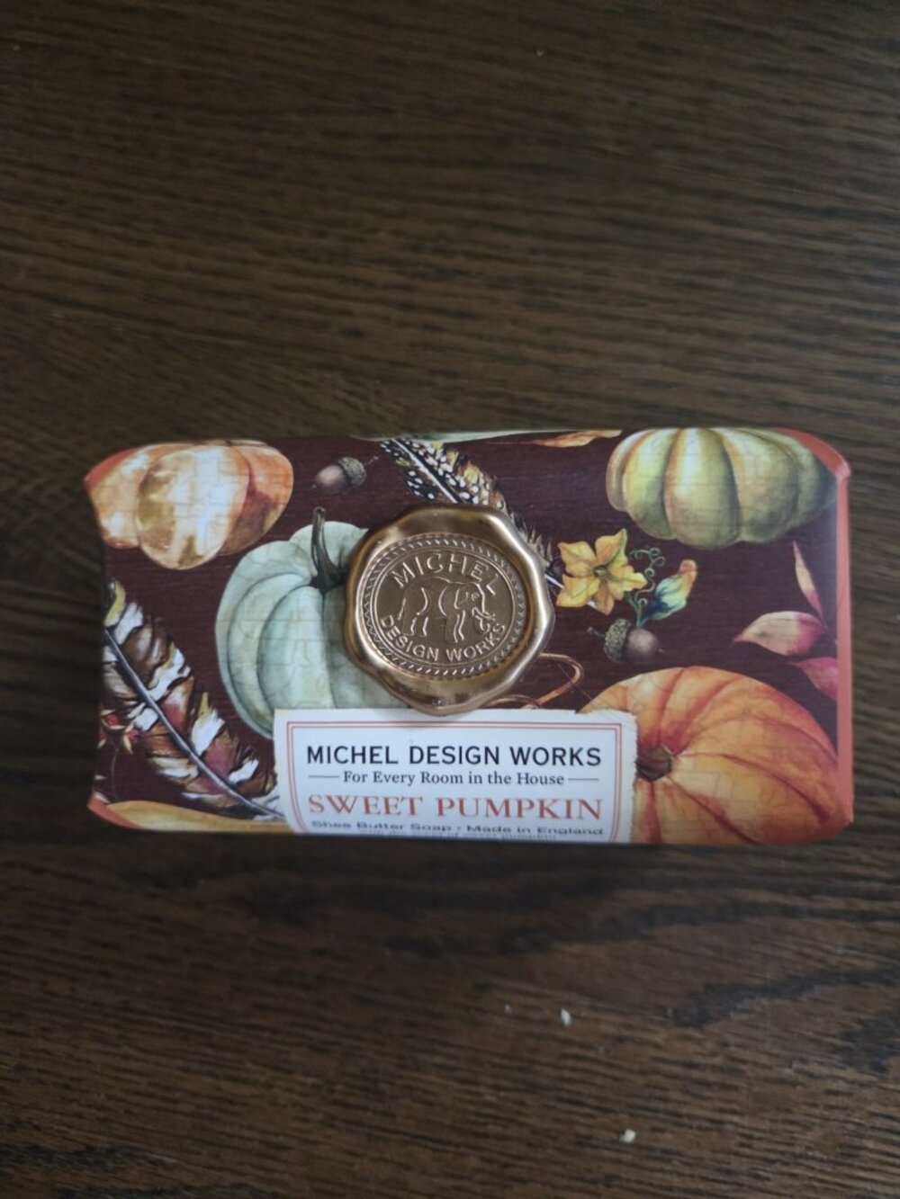 Michel Design Works Sweet Pumpkin Shea Butter Soap 8.7 Oz Brand New